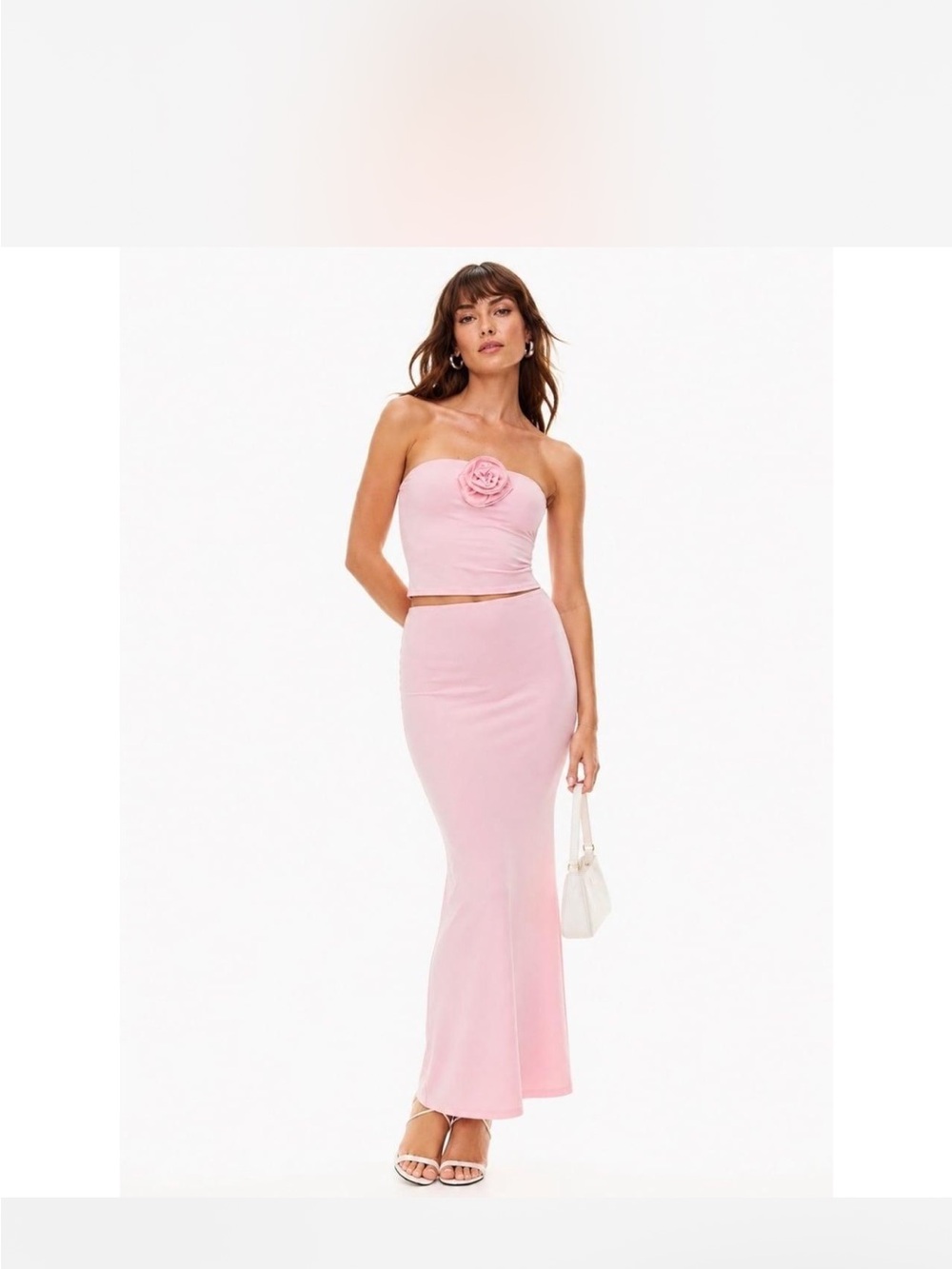 NWT! Reformation Adalynn Knit Two-Piece Set in soft pink! Size S! Gorgeous!